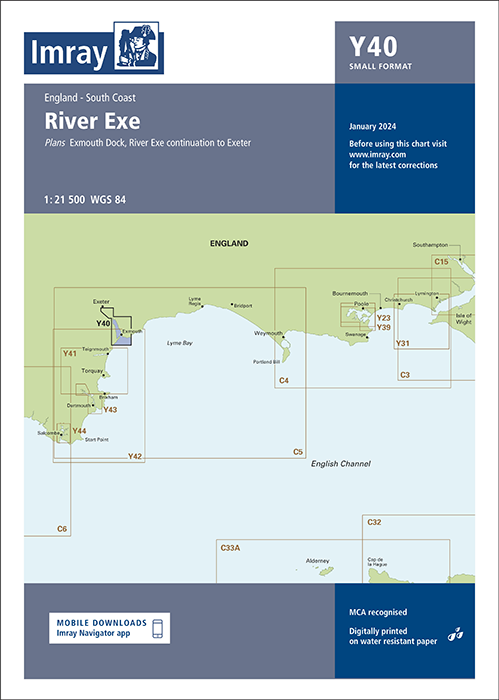 Imray Y40 River Exe Chart