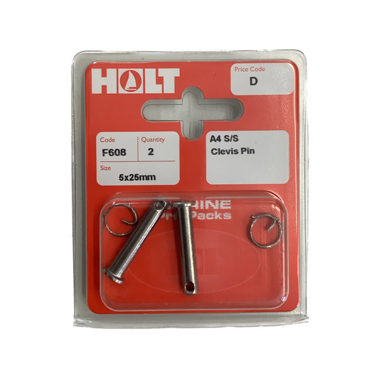 Holt Marine Pre Pack Stainless Steel Clevis Pin