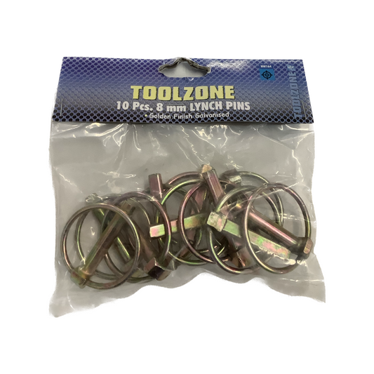 Toolzone 10Pcs 8mm Lynch Pins