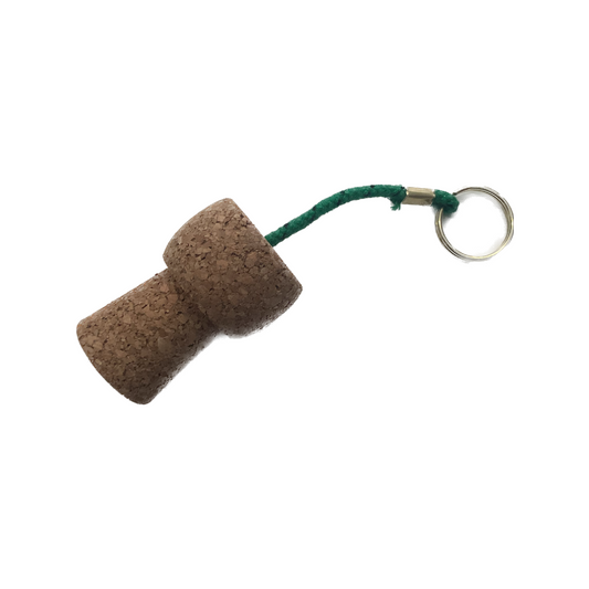 Champagne Cork Keyring