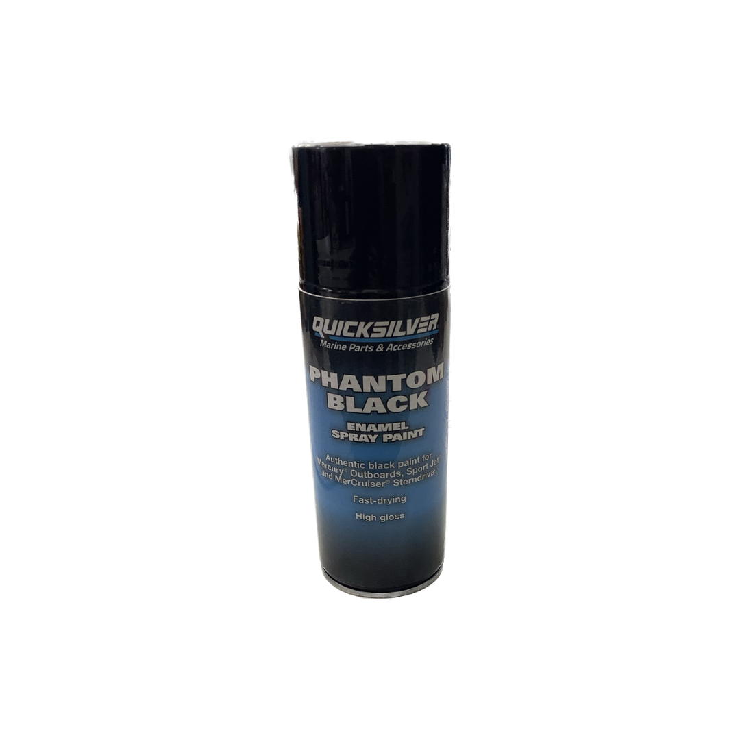 Quicksilver Phantom Black Enamel Spray Paint 400ml