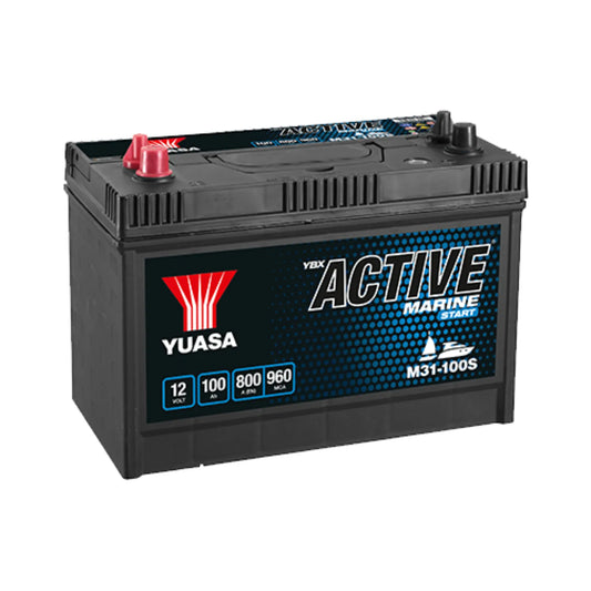 Yuasa YBX Active Marine Battery 12V 100Ah 750A M31-100