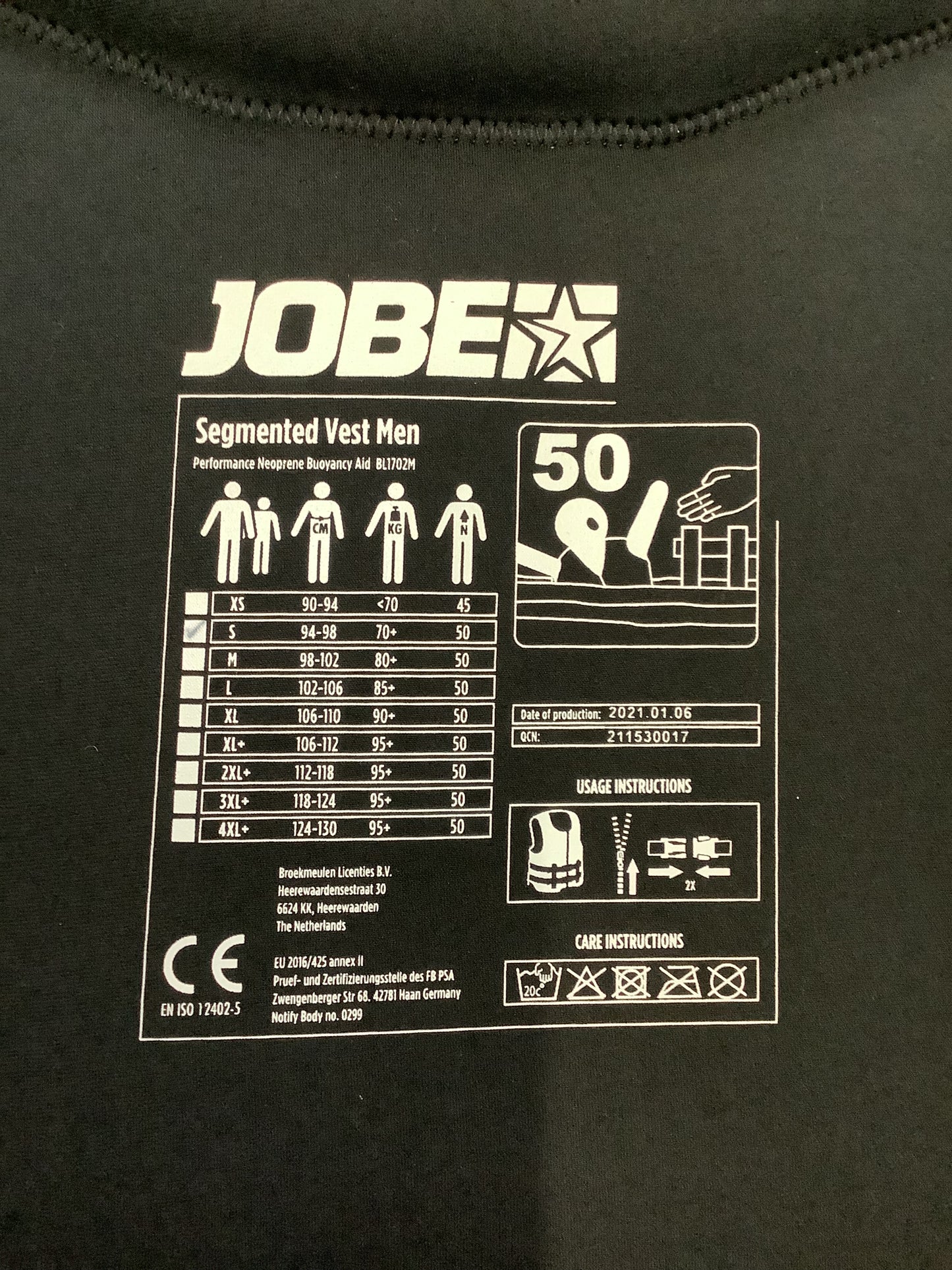 Jobe Segmented Vest