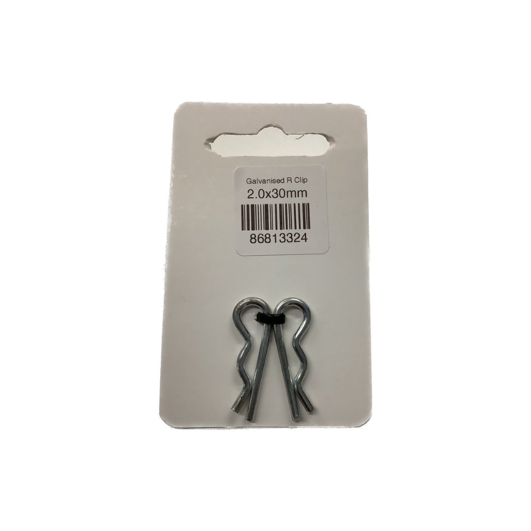 Galvanised R Clip