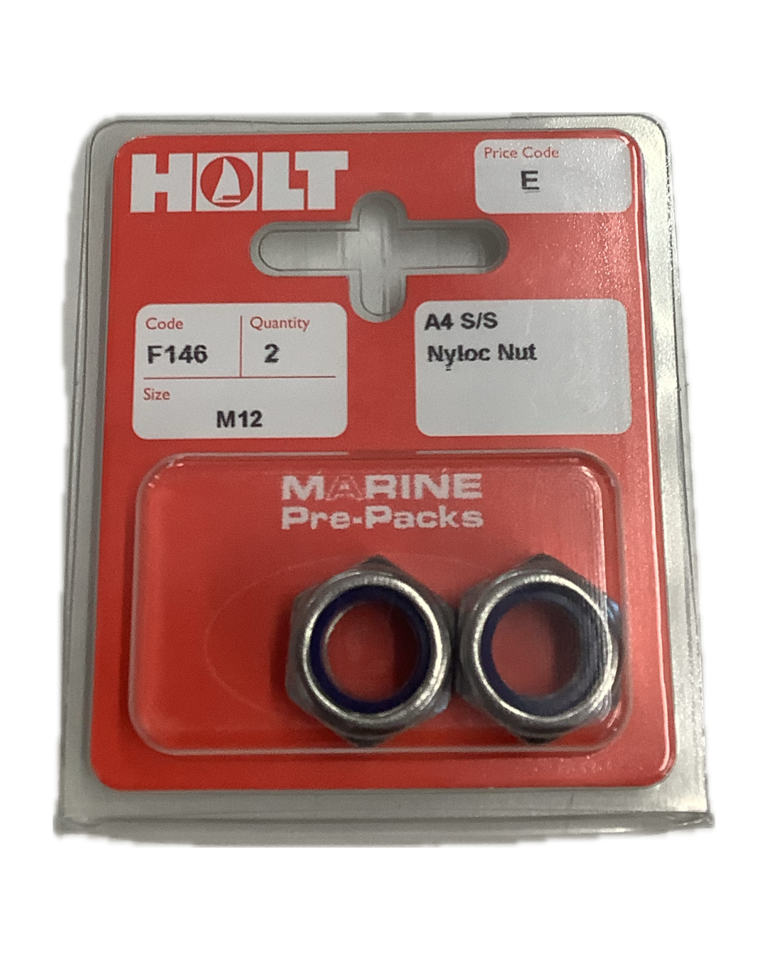 Holt Marine Pre Pack Nyloc Lock Nut