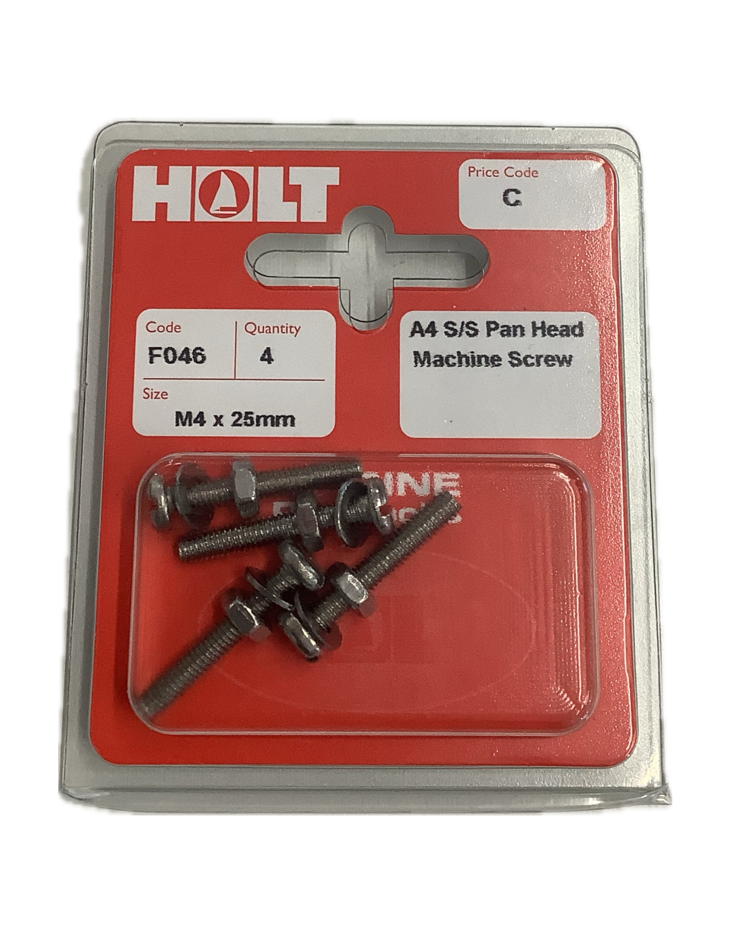 Holt Marine Pre Pack Slotted Pan Head Machine Screws