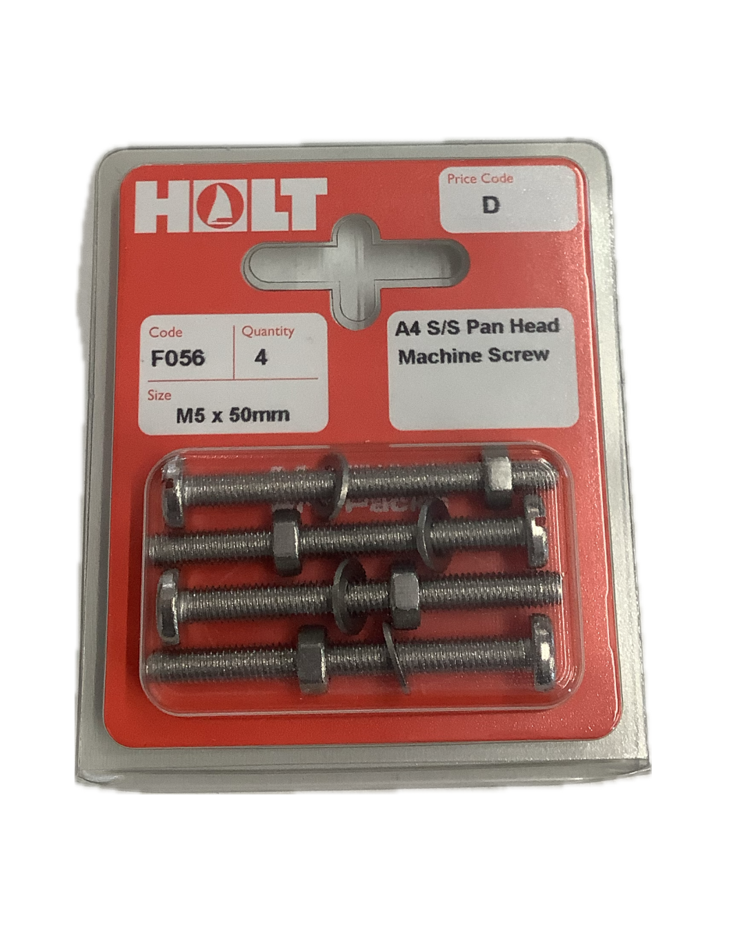 Holt Marine Pre Pack Slotted Pan Head Machine Screws