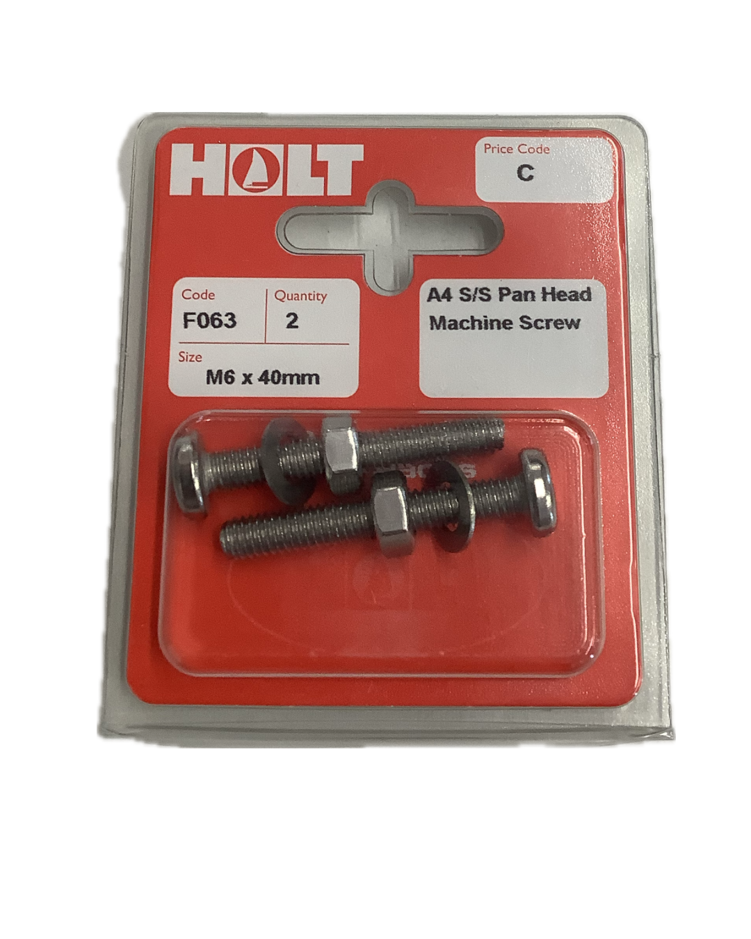 Holt Marine Pre Pack Slotted Pan Head Machine Screws