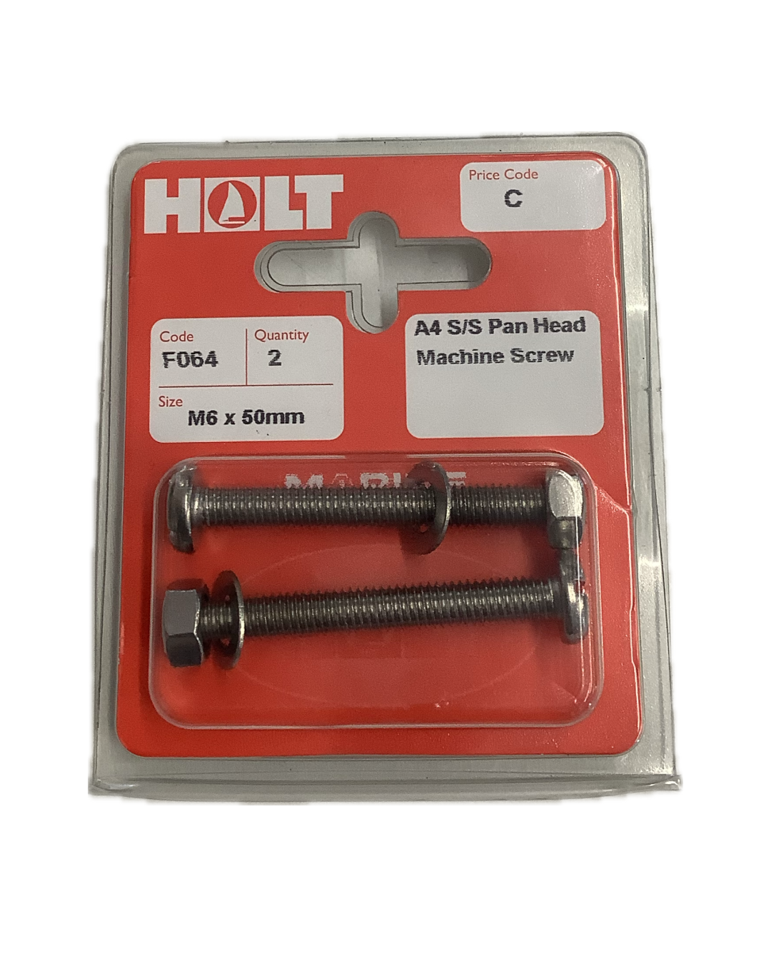 Holt Marine Pre Pack Slotted Pan Head Machine Screws