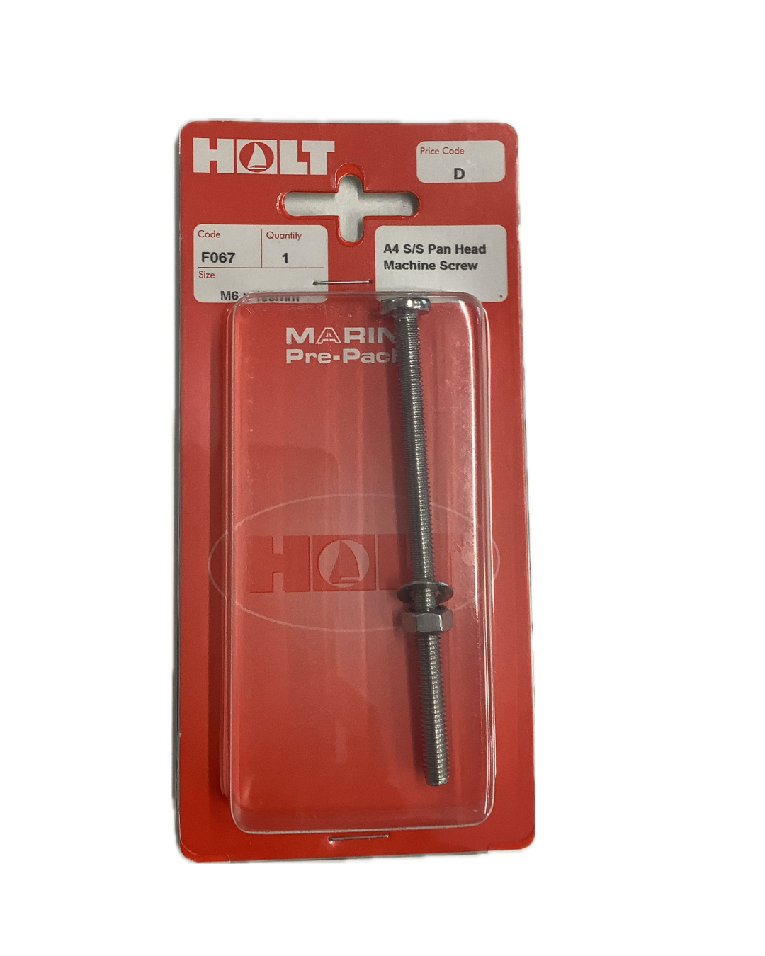 Holt Marine Pre Pack Slotted Pan Head Machine Screws