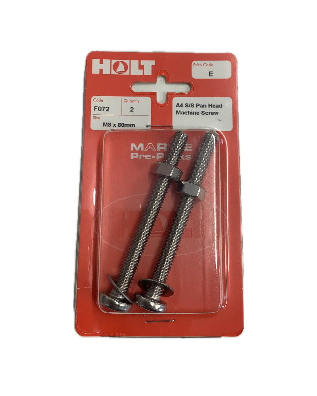 Holt Marine Pre Pack Slotted Pan Head Machine Screws