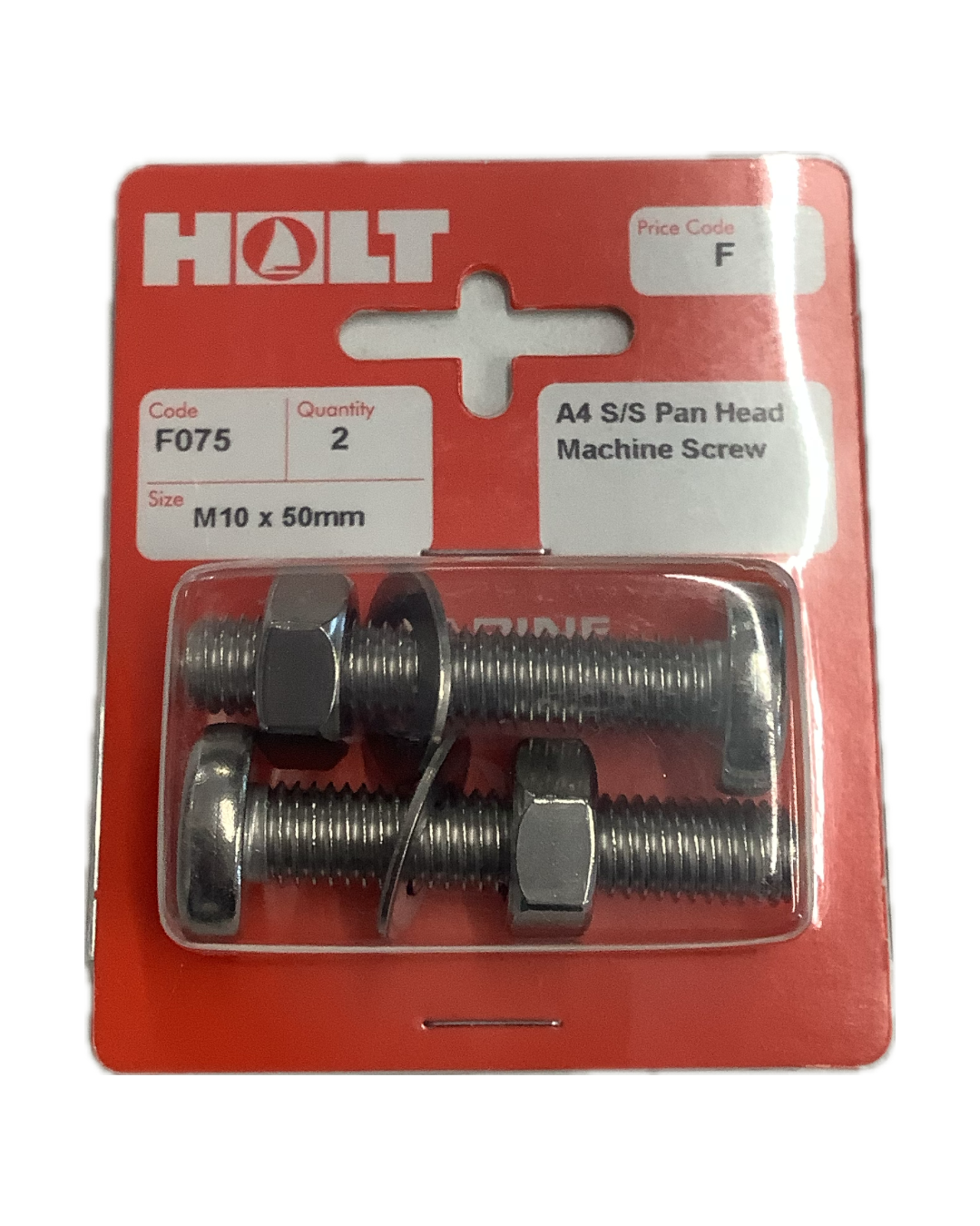 Holt Marine Pre Pack Slotted Pan Head Machine Screws