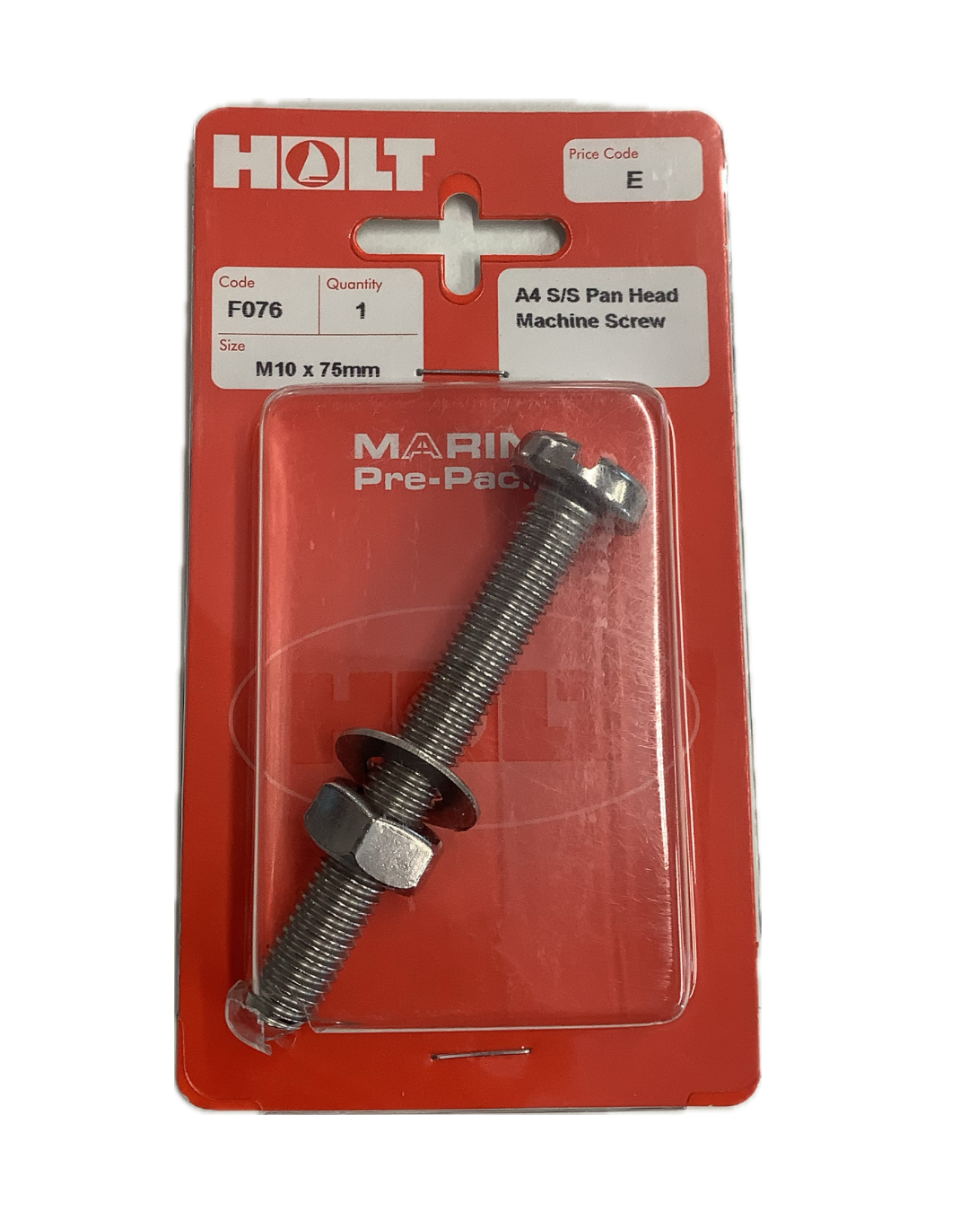 Holt Marine Pre Pack Slotted Pan Head Machine Screws