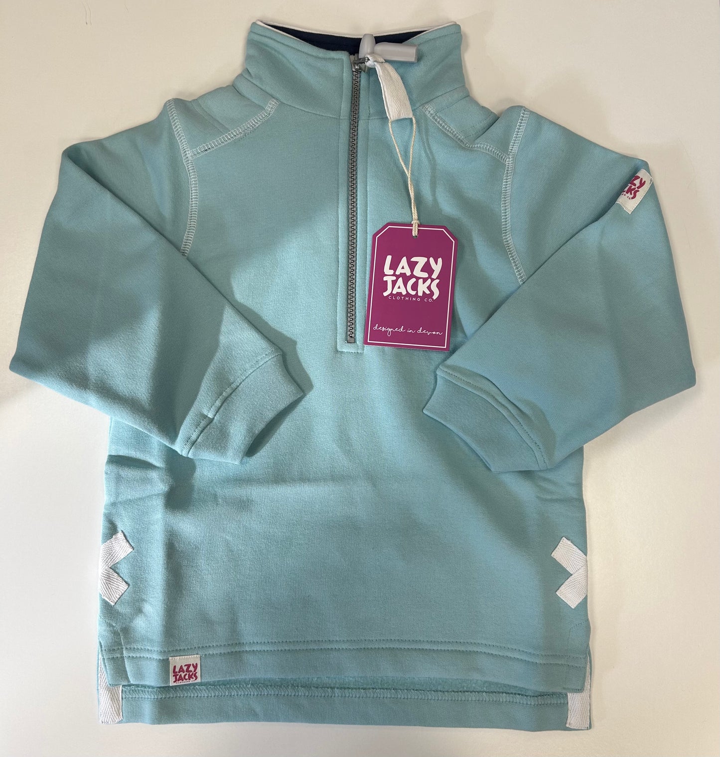 Lazy Jacks Kids Super Soft 1/4 Zip Plain Sweatshirt LJ3C