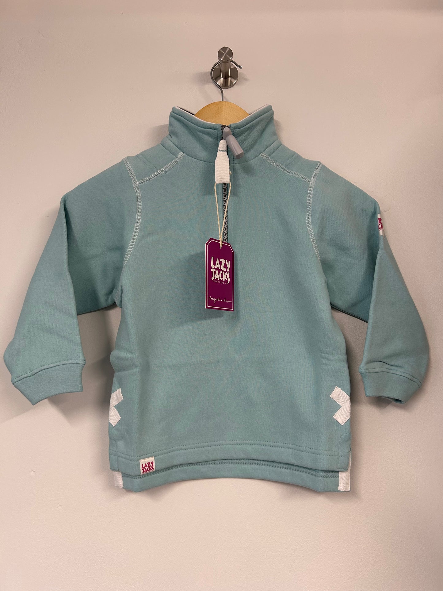 Lazy Jacks Kids Super Soft 1/4 Zip Plain Sweatshirt LJ3C