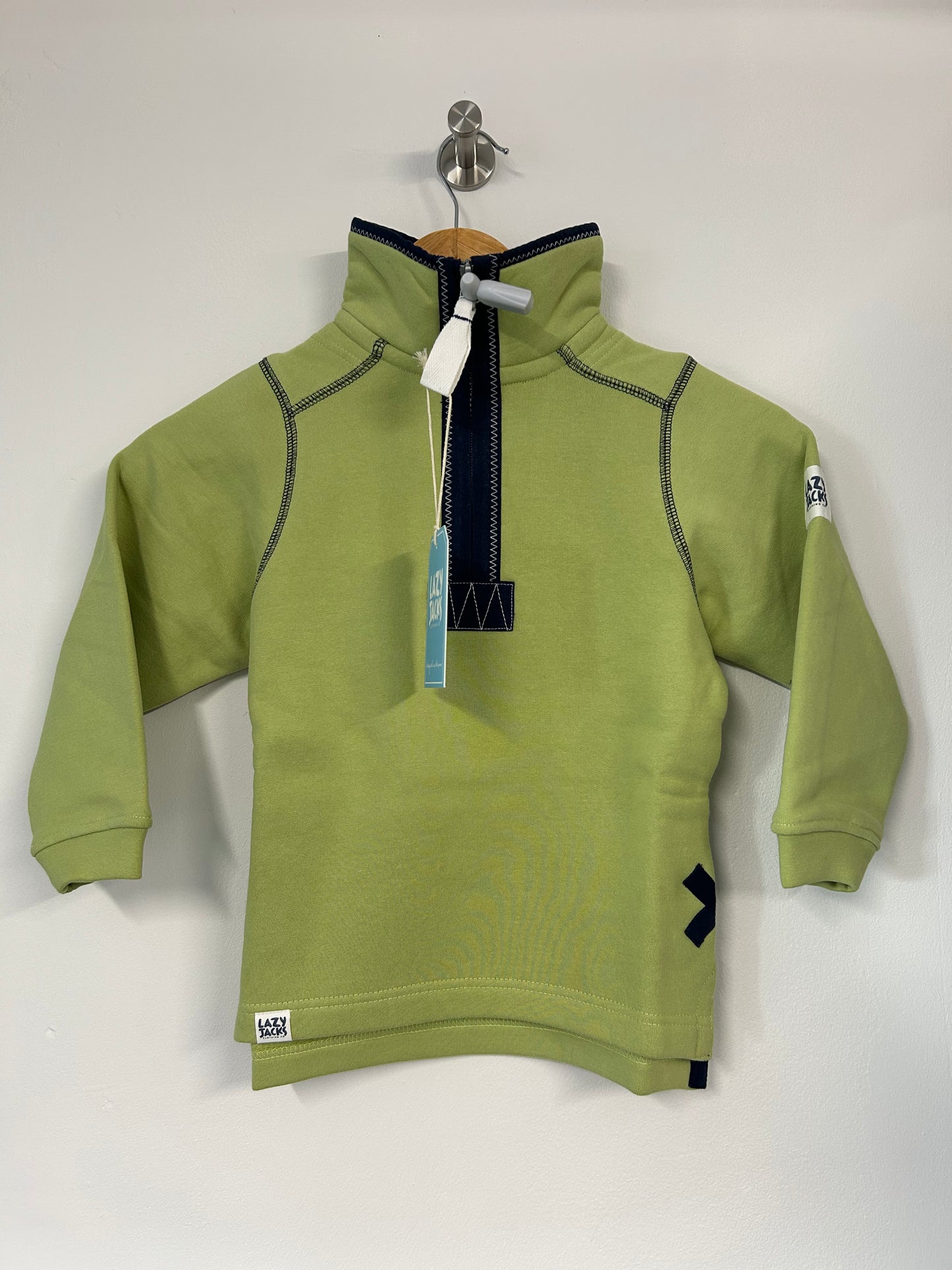 Lazy Jacks Kids Super Soft 1/4 Zip Plain Sweatshirt LJ40C