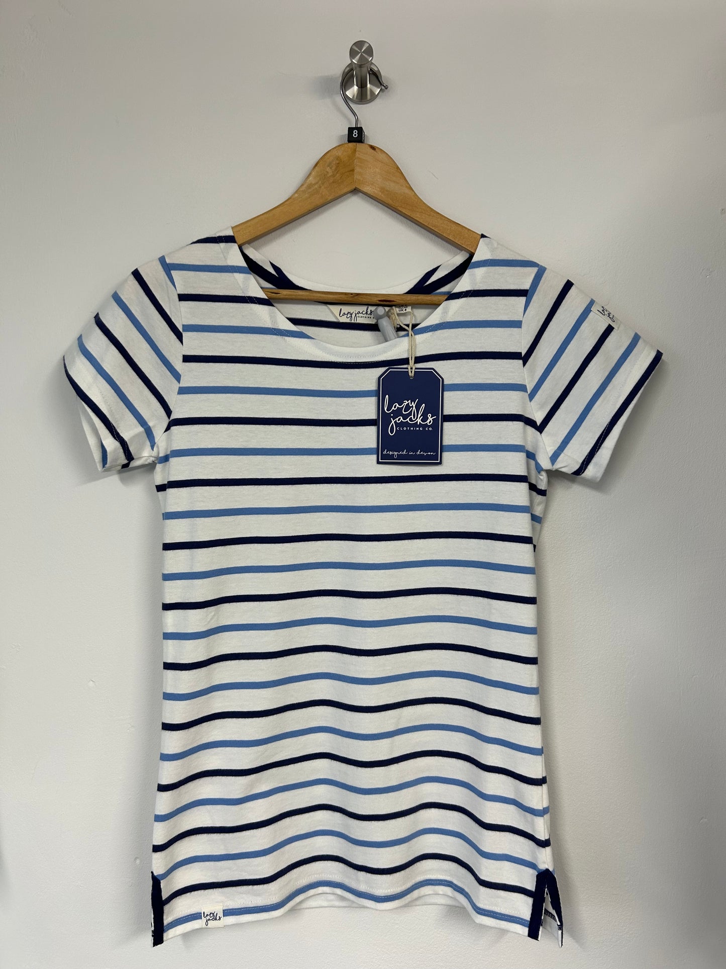 Lazy Jacks Women's Striped Breton T-Shirt LJ8