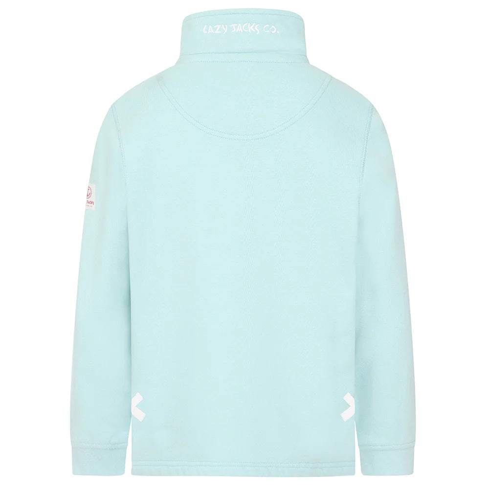 Lazy Jacks Kids Super Soft 1/4 Zip Plain Sweatshirt LJ3C