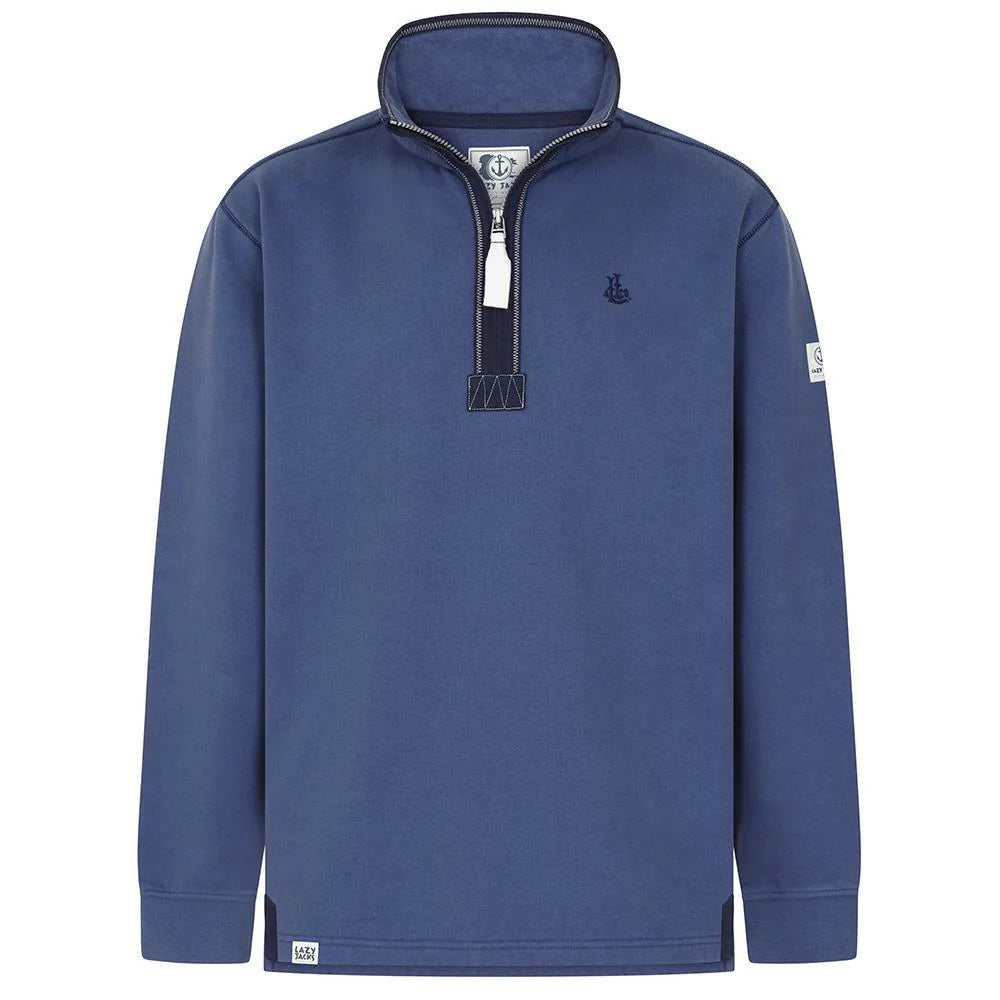 Lazy Jacks Kids Super Soft 1/4 Zip Plain Sweatshirt LJ40C