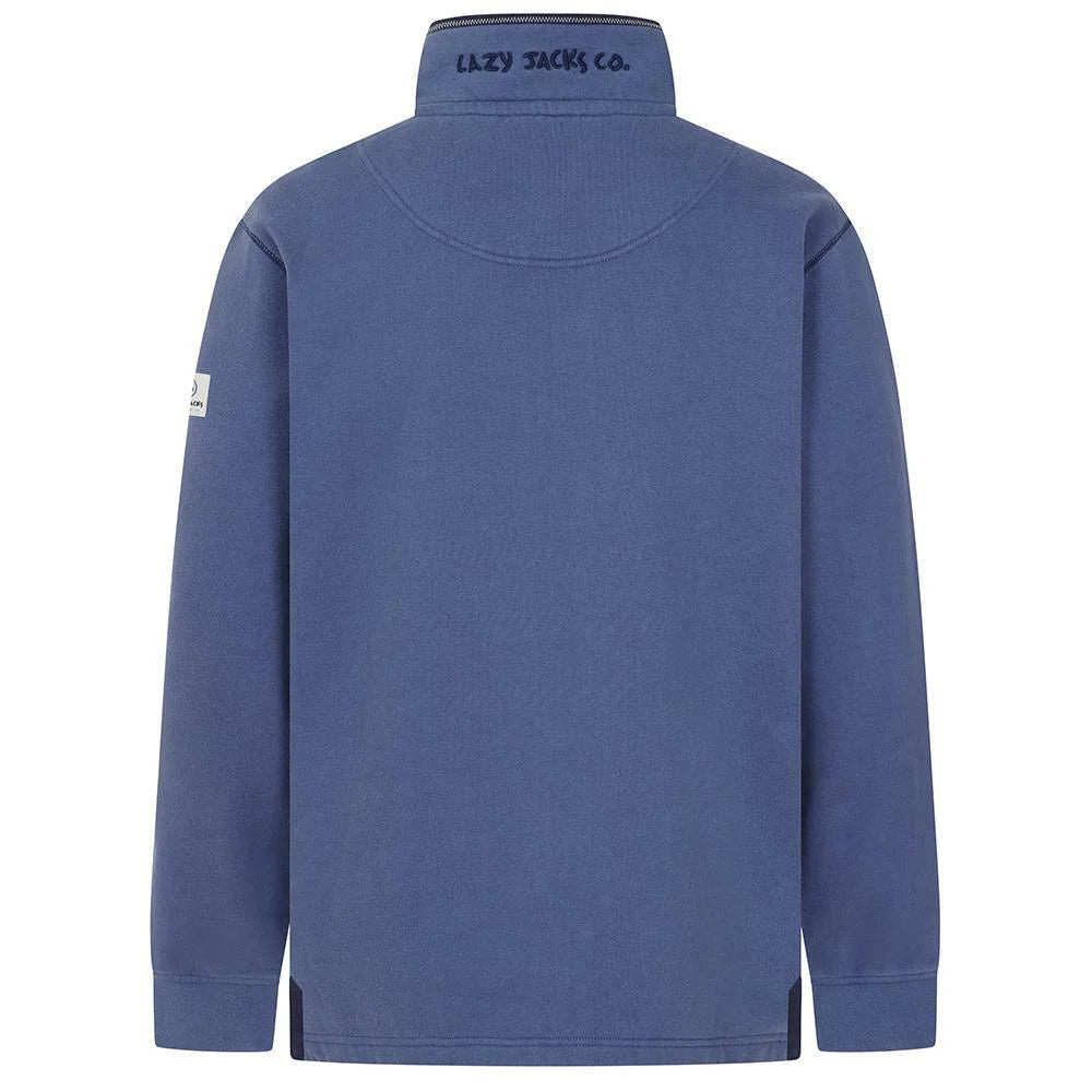 Lazy Jacks Kids Super Soft 1/4 Zip Plain Sweatshirt LJ40C