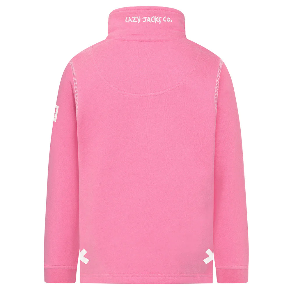Lazy Jacks Kids Super Soft 1/4 Zip Plain Sweatshirt LJ3C