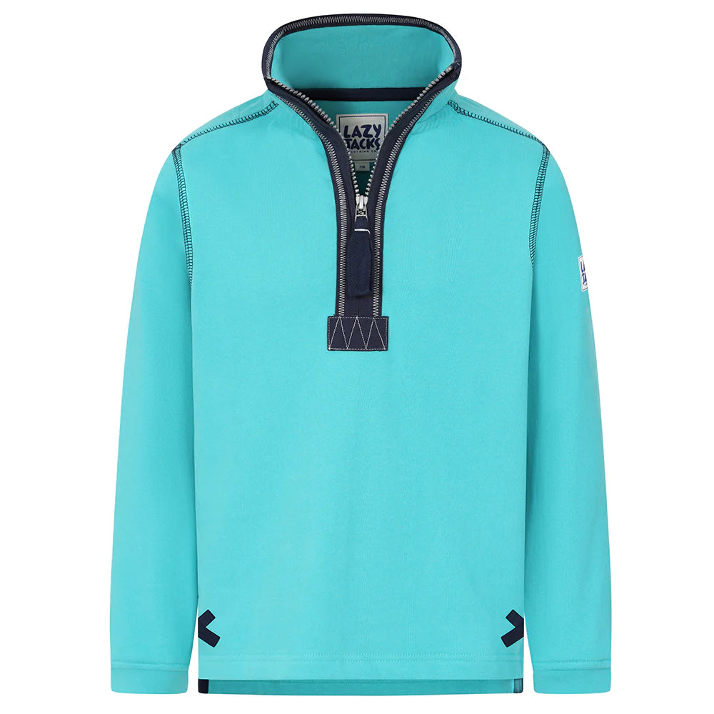 Lazy Jacks Kids Super Soft 1/4 Zip Plain Sweatshirt LJ40C