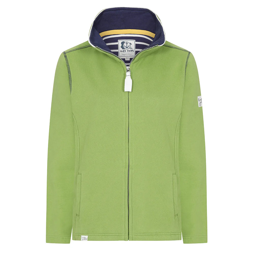 Lazy Jacks Plain Zip Thru Sweatshirt LJ33 – Seawood Chandlery