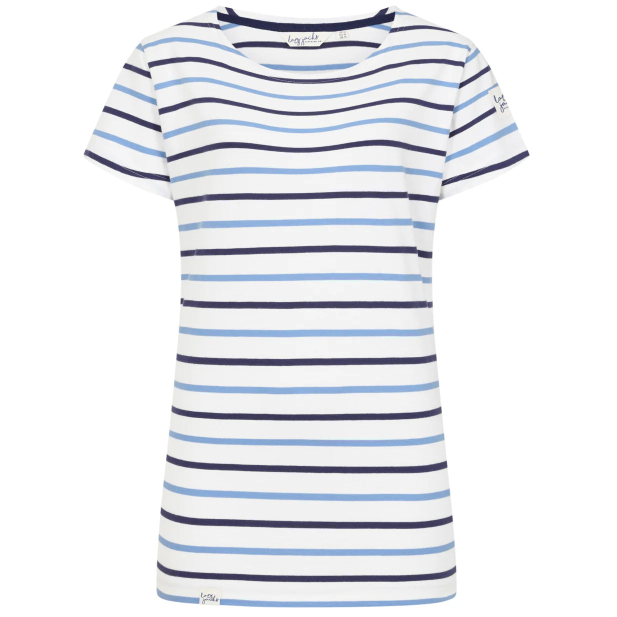 Lazy Jacks Women's Striped Breton T-Shirt LJ8