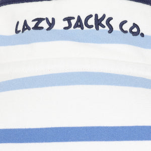 Lazy Jacks Supersoft Stripe 1/4 Zip Sweatshirt LJ35
