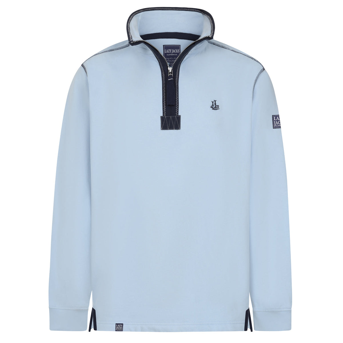 Lazy Jacks Super Soft 1/4 Zip Plain Sweatshirt LJ40