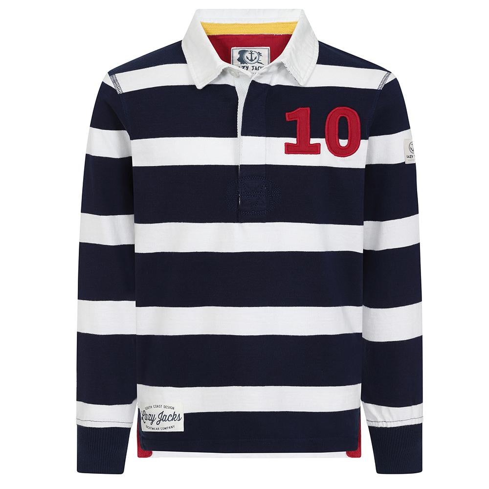 Lazy Jacks Kids Striped Rugby Shirt LJ78C