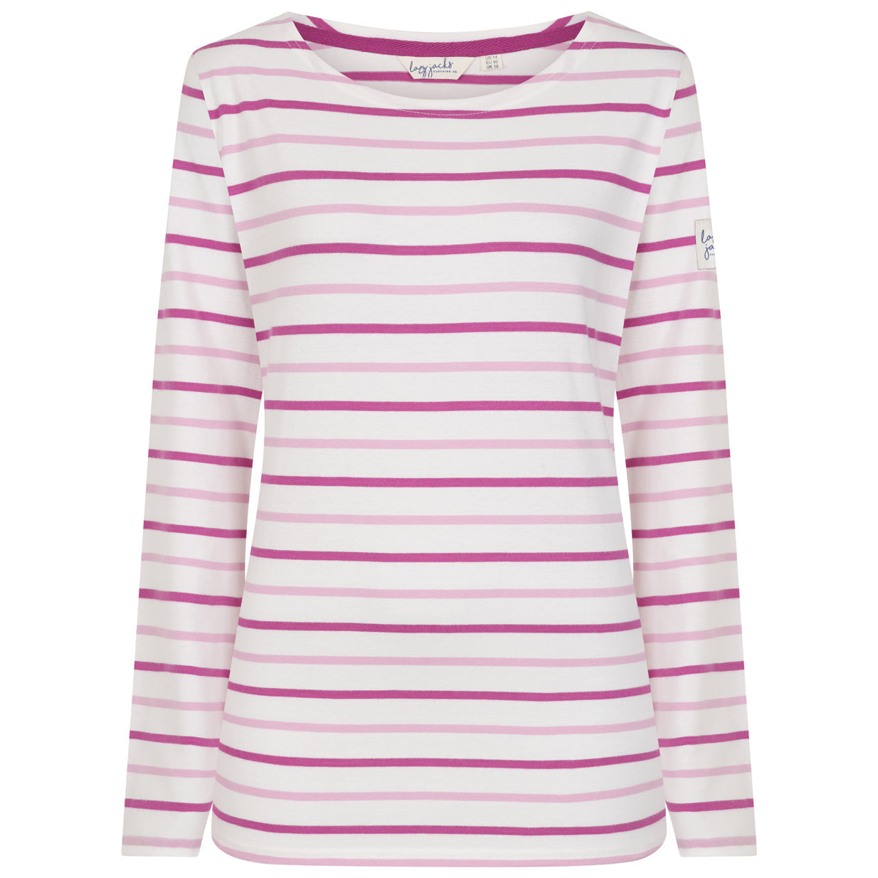 Lazy Jacks Striped Breton Top LJ97