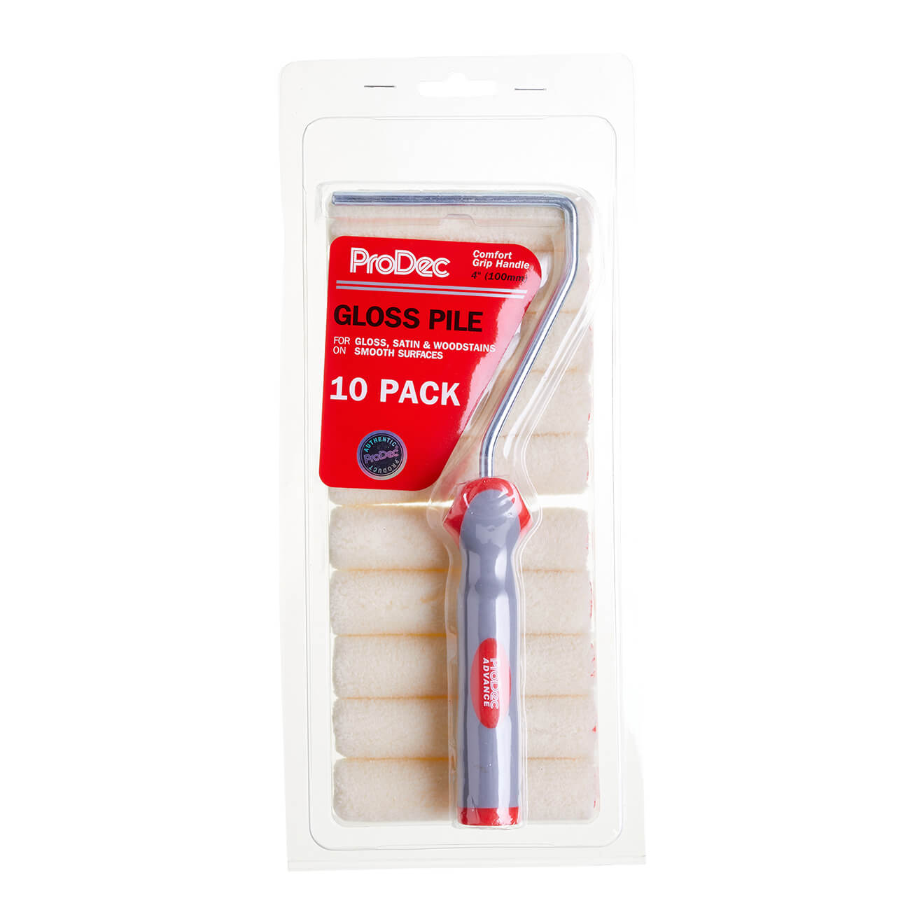 ProDec 4” Gloss Mini Rollers (10 Pack) & Frame