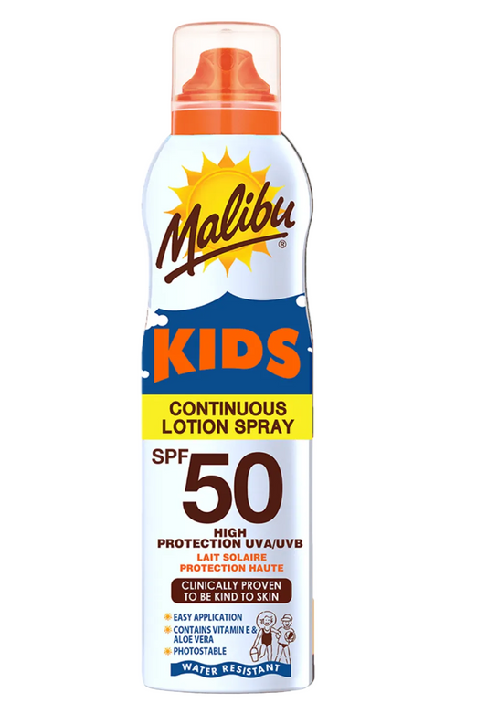 Malibu Sun SPF50 Lotion Aerosol for Kids