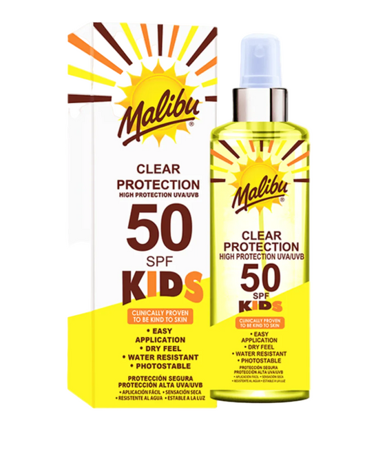 Malibu Sun SPF50 Kids Clear Spray 250ml