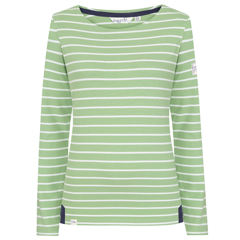 Lazy Jacks Striped Breton Top LJ97