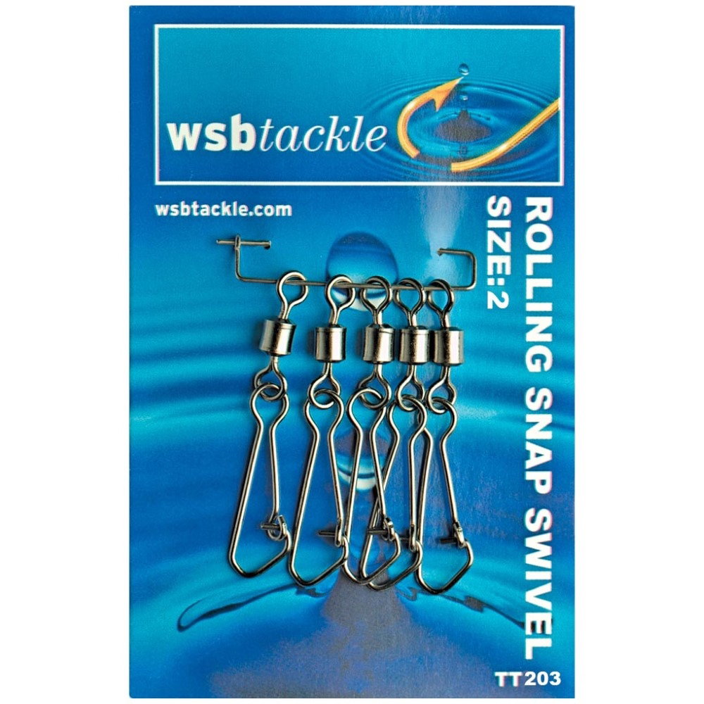 WSB Rolling Snap Swivel (5 Pack)