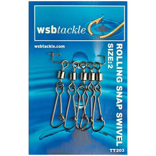 WSB Rolling Snap Swivel (5 Pack)