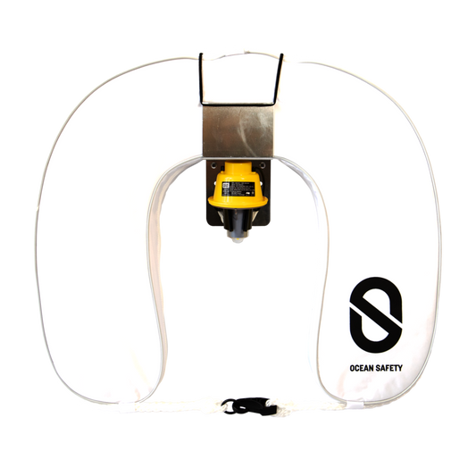 Ocean Safety Horseshoe Buoy Set with Aquaspec AQLBL