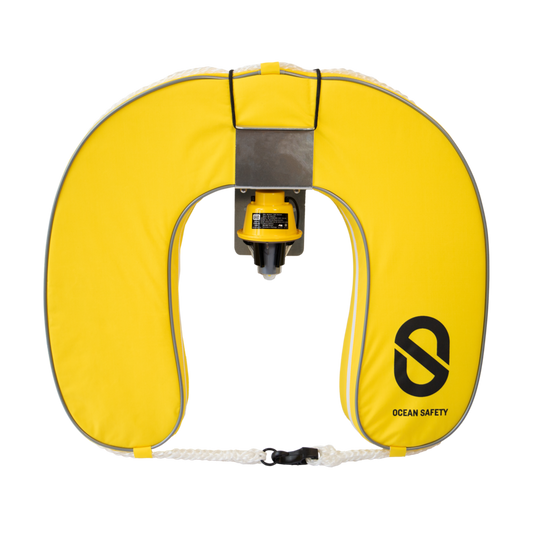 Ocean Safety Horseshoe Buoy Set with Aquaspec AQLBL