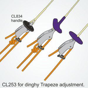 Clamcleat CL253 Trapeze & Vang with Link