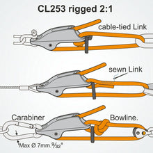 Load image into Gallery viewer, Clamcleat CL253 Trapeze &amp; Vang with Link
