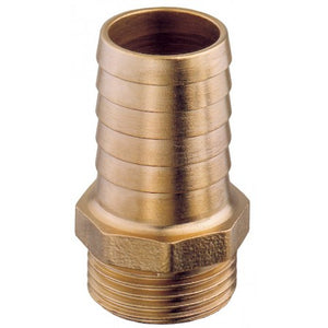 AG Guidi Brass Straight Male Hose Connector