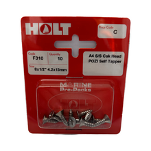 Load image into Gallery viewer, Holt Marine Pre Pack Countersunk Pozi Self Tapper
