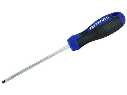 Faithfull Soft Grip Screwdriver - Parallel