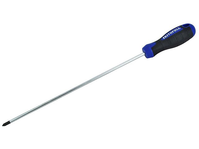 Faithfull Soft Grip Screwdriver - Pozidriv