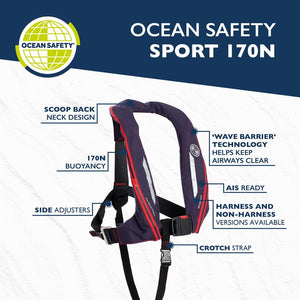 Kru Sport 170 UM Lifejacket - Automatic