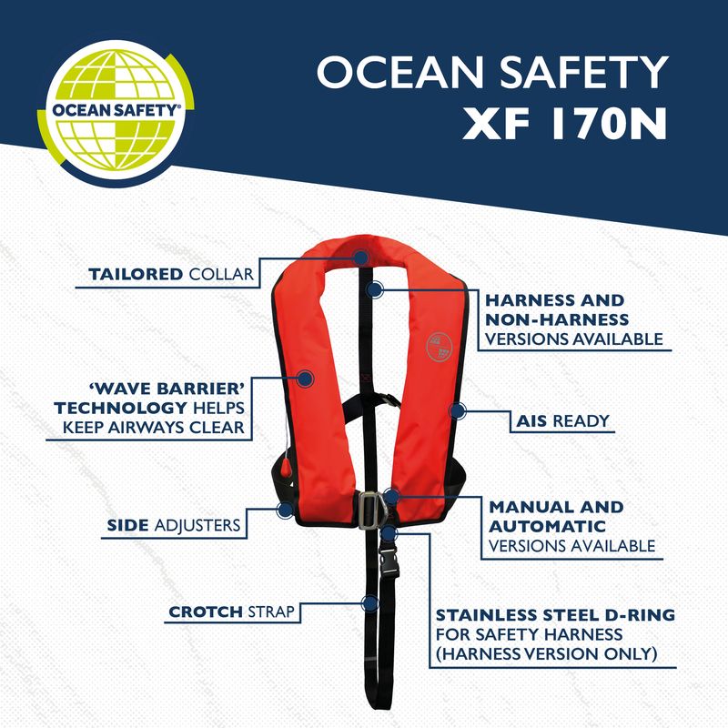 Ocean Safety Kru XF Lifejacket - Automatic