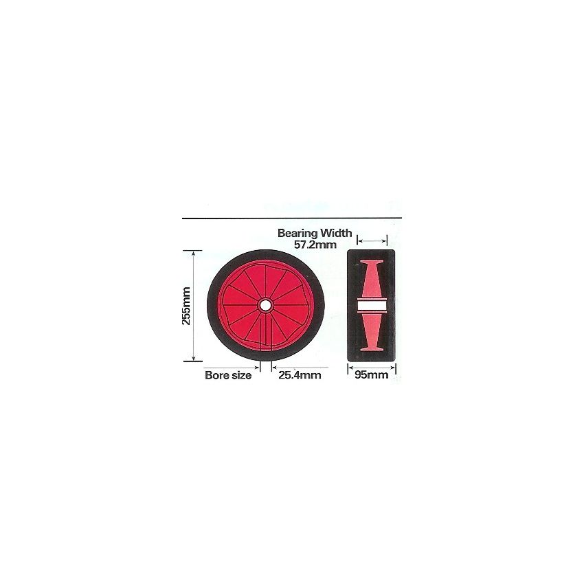 Sandhopper Launching Trolley Wheel