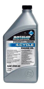 Quicksilver 4 Stroke Mineral Marine Oil 25W40